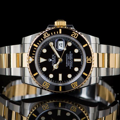 rolex submariner two tone|submariner rolex two tone price.